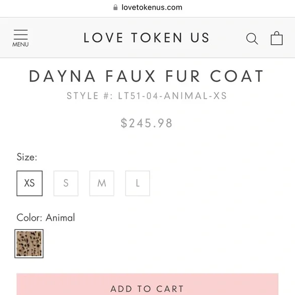 Faux Fur Coat animal print - Picture 4 of 8